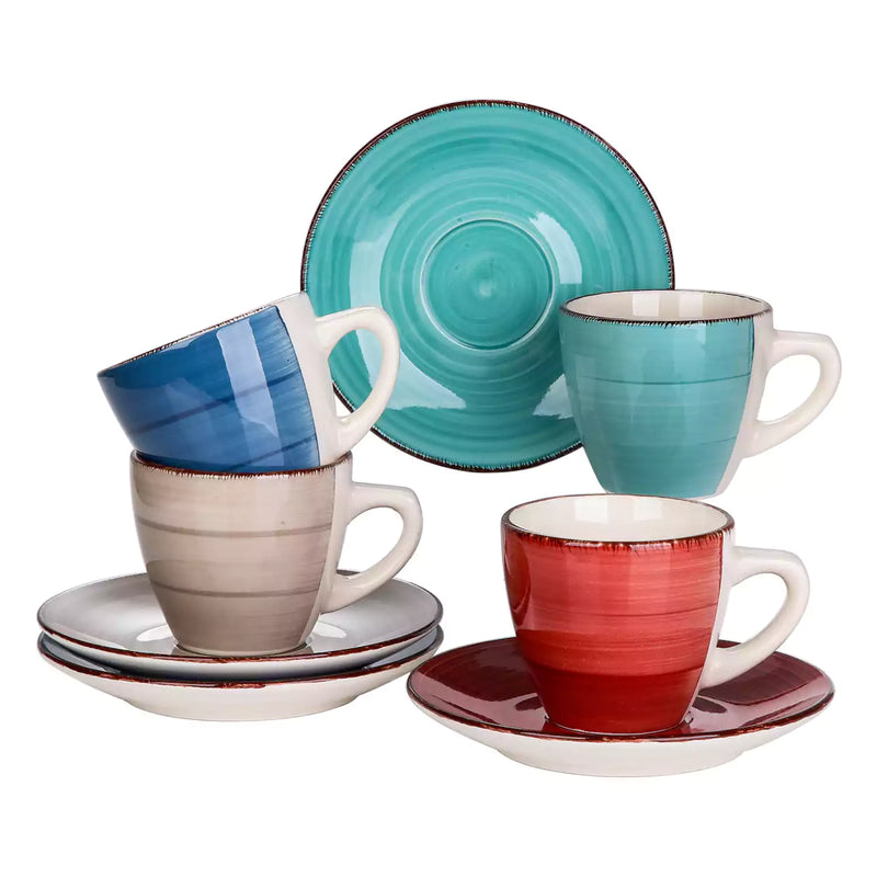 Bella Cups and Saucers Set of 4 - Image 9