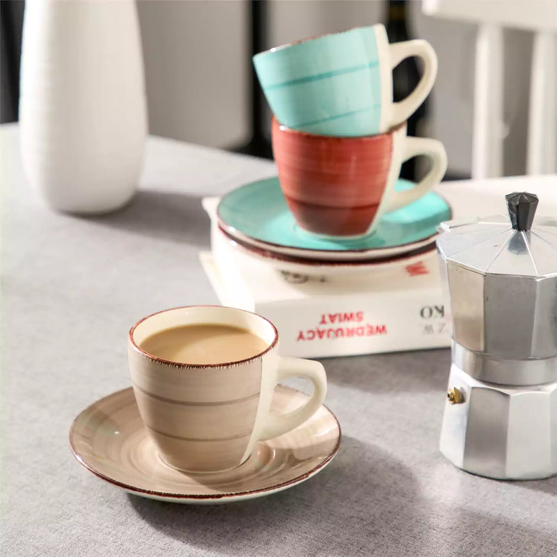 Bella Cups and Saucers Set of 4 - Image 14
