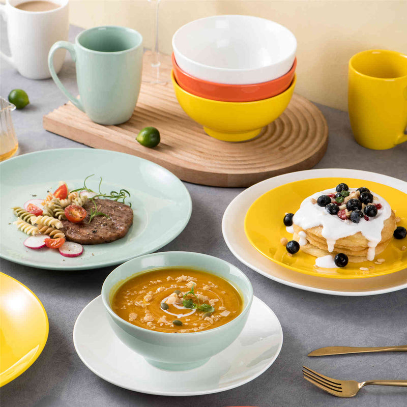 LOVECASA Round 16 Piece Dinnerware Set - Image 23