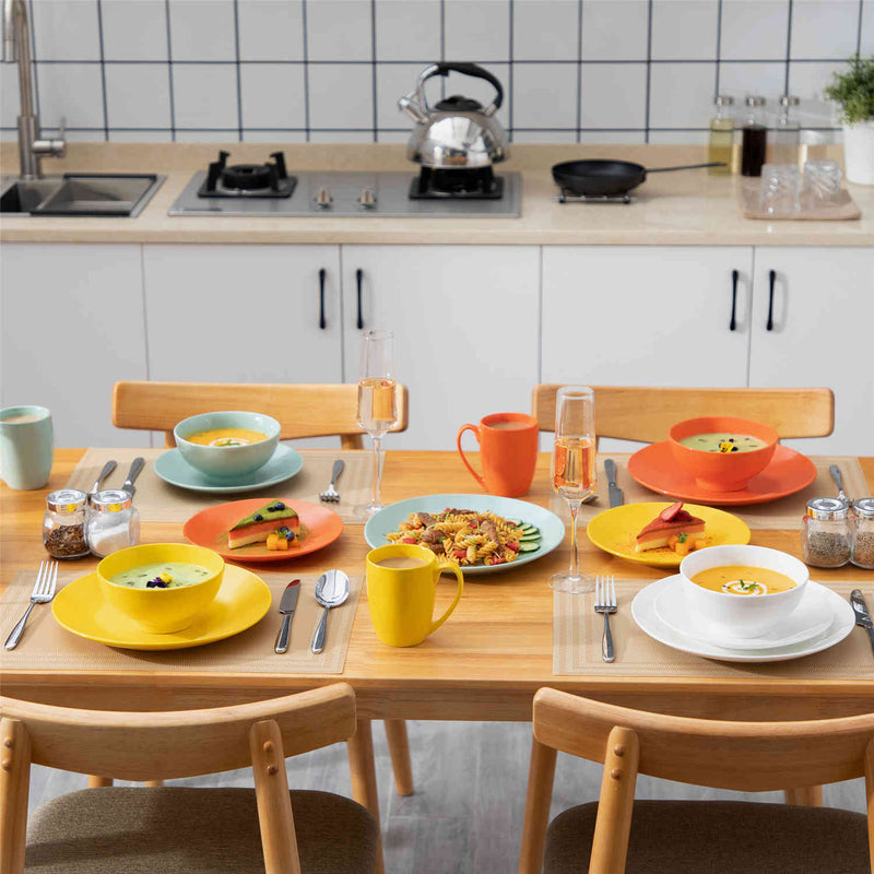 LOVECASA Round 16 Piece Dinnerware Set - Image 26