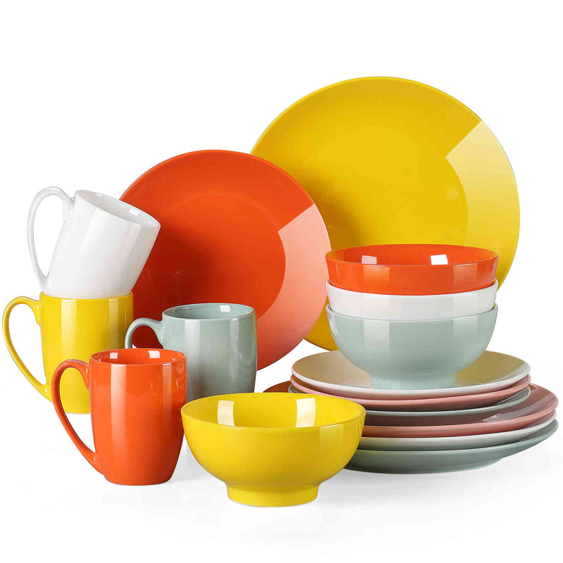 LOVECASA Round 16 Piece Dinnerware Set - Image 21
