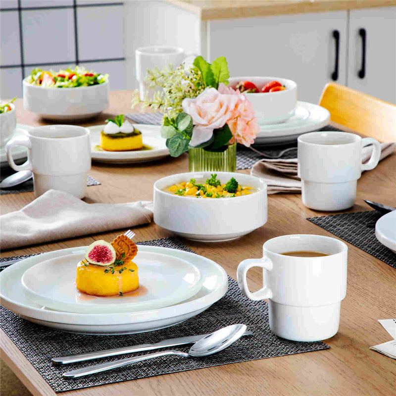 LOVECASA 16 Piece Porcelain Dinnerware Set - Image 8