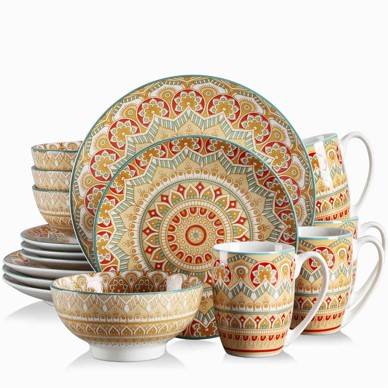Mandala 16 Piece Dinnerware Set - Image 13