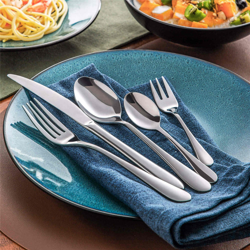 30 Piece Flatware Set Rounded Tip Service for 6 - Image 9