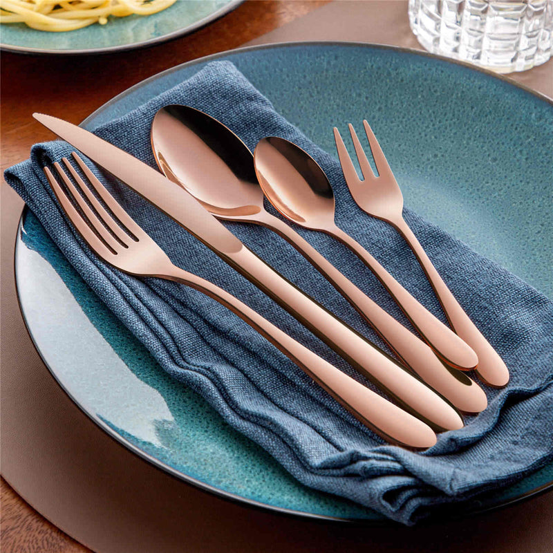 30 Piece Flatware Set Rounded Tip Service for 6 - Image 34