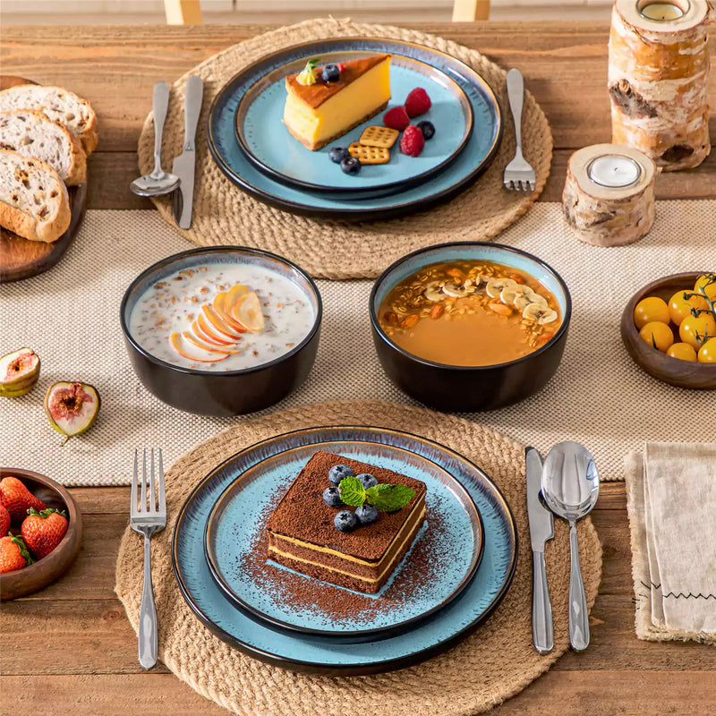 Amber 12 Piece Dinnerware Set - Image 3