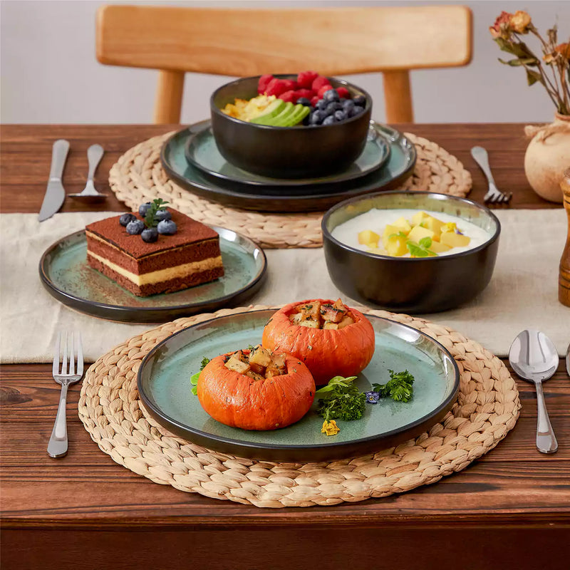 Amber 12 Piece Dinnerware Set - Image 14