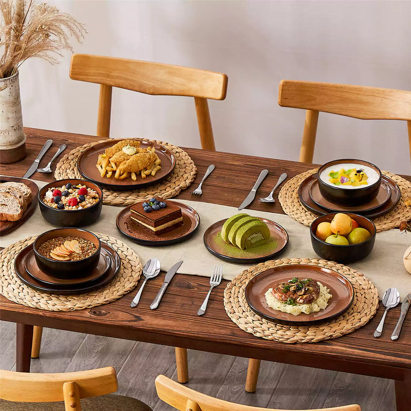 Amber 12 Piece Dinnerware Set - Image 30