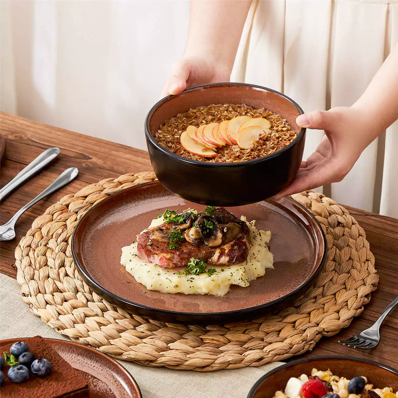 Amber 12 Piece Dinnerware Set - Image 28