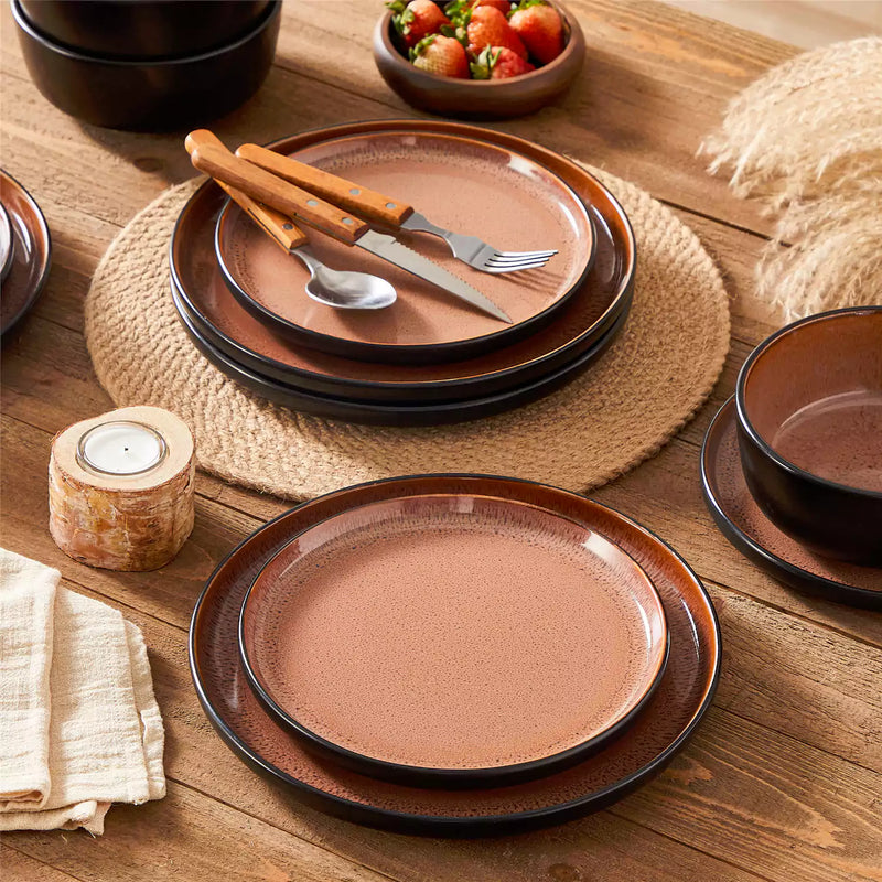 Amber 12 Piece Dinnerware Set - Image 31