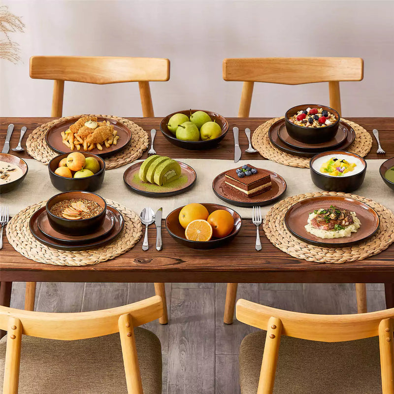 Amber 16 Piece Dinnerware Set - Image 35