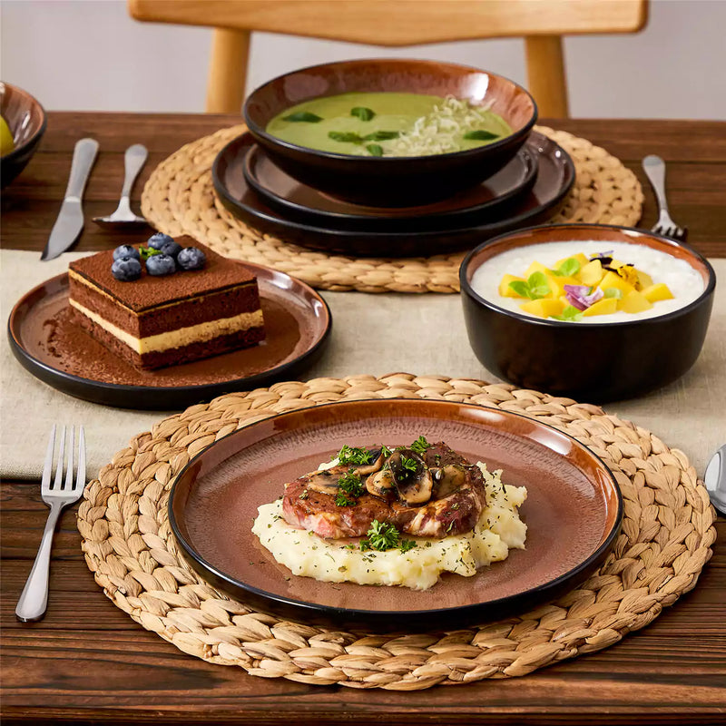 Amber 16 Piece Dinnerware Set - Image 32