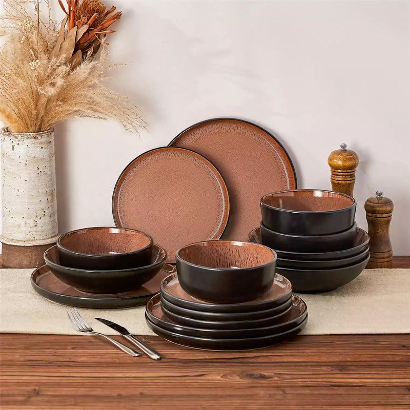 Amber 16 Piece Dinnerware Set - Image 42
