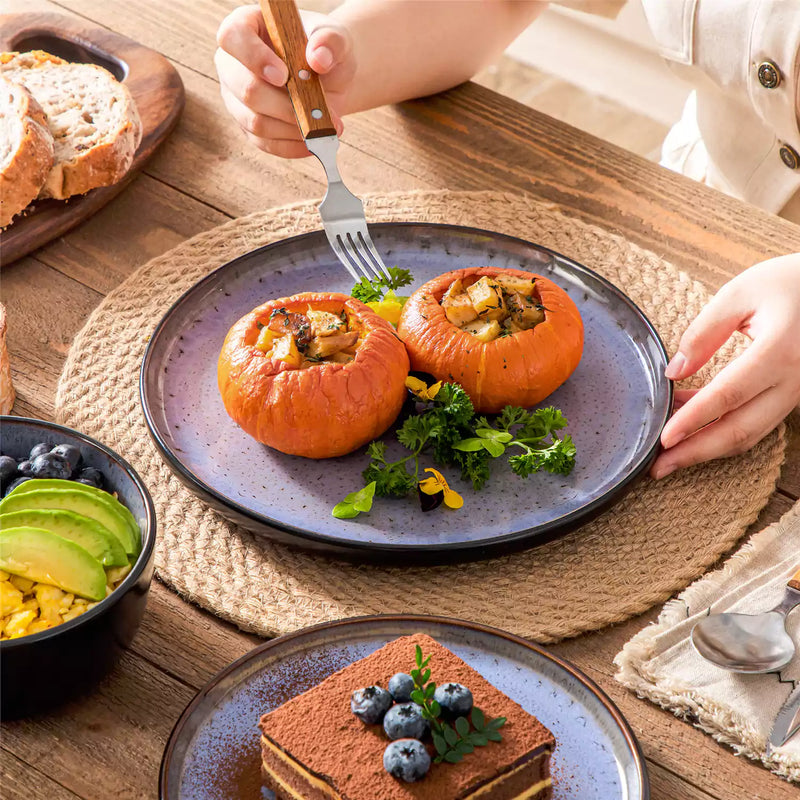 Amber 12 Piece Dinnerware Set - Image 38