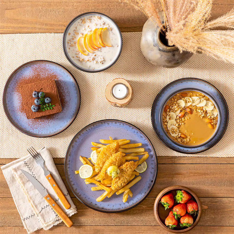 Amber 12 Piece Dinnerware Set - Image 36