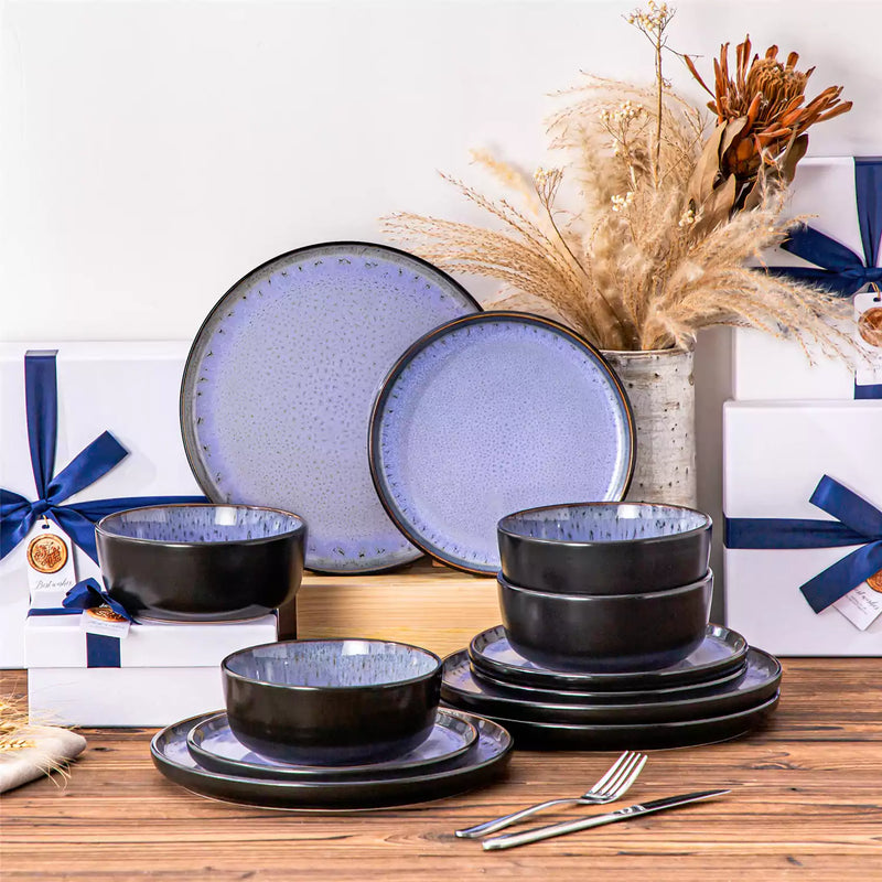 Amber 12 Piece Dinnerware Set - Image 47