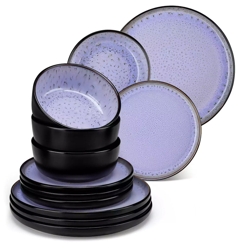 Amber 12 Piece Dinnerware Set - Image 35