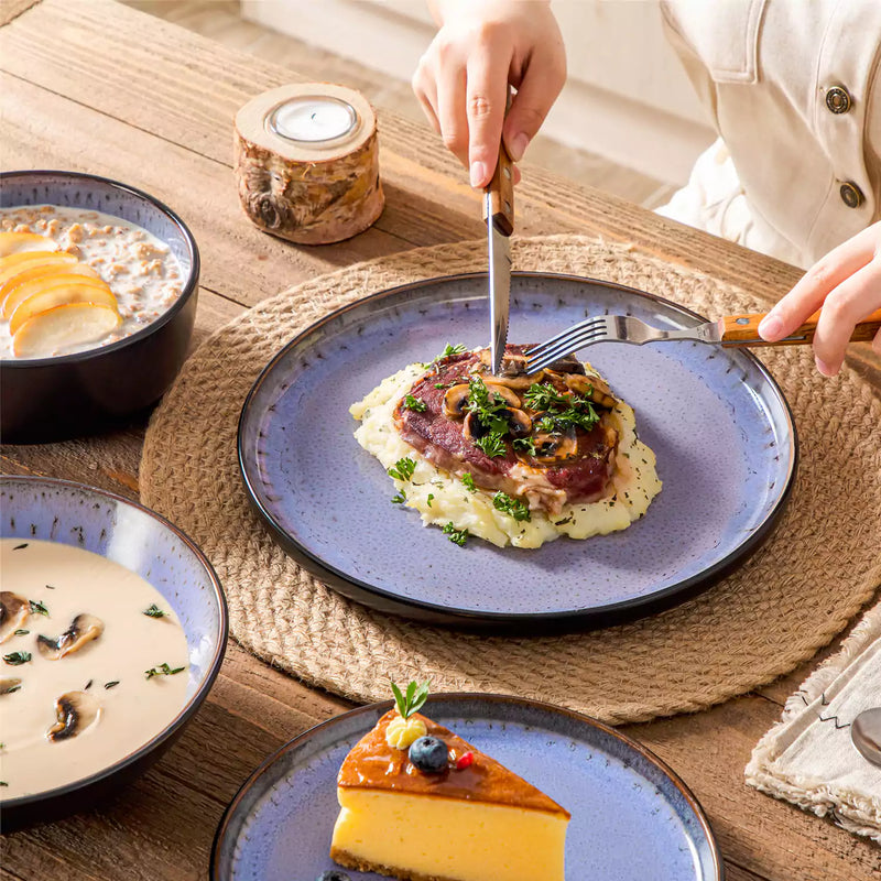 Amber 16 Piece Dinnerware Set - Image 50