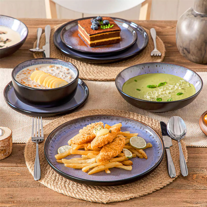 Amber 16 Piece Dinnerware Set - Image 49