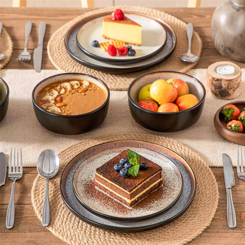 Amber 12 Piece Dinnerware Set - Image 51