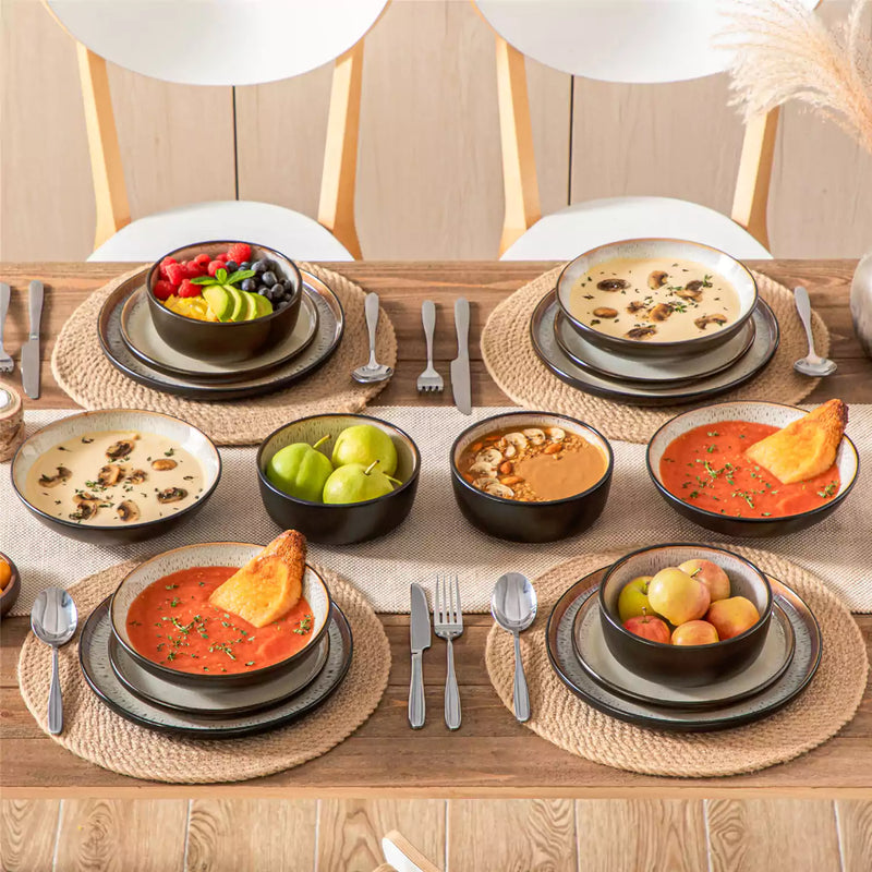 Amber 16 Piece Dinnerware Set - Image 65