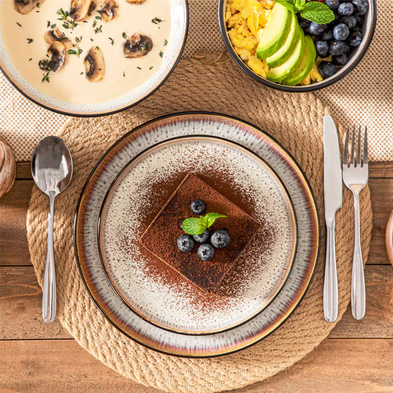 Amber 16 Piece Dinnerware Set - Image 67