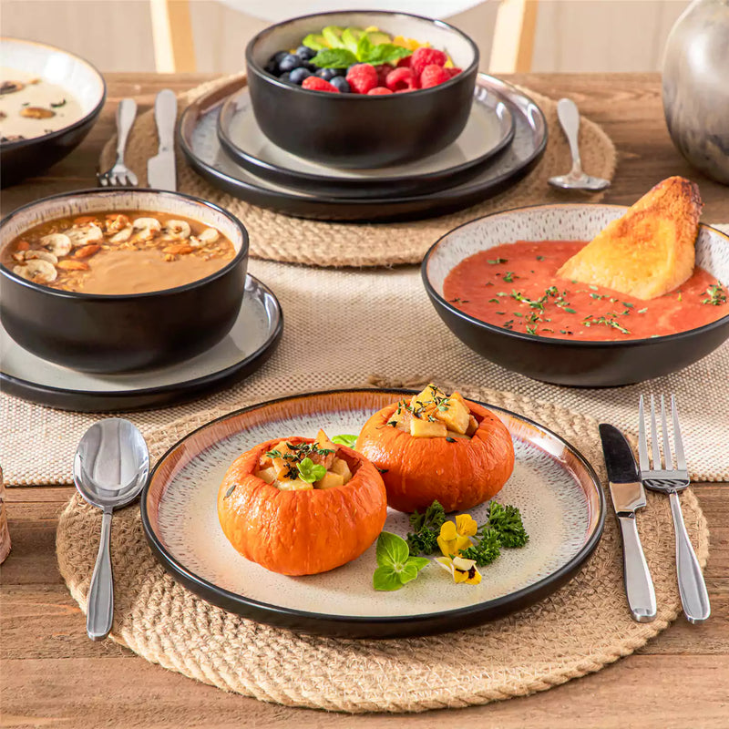 Amber 16 Piece Dinnerware Set - Image 63
