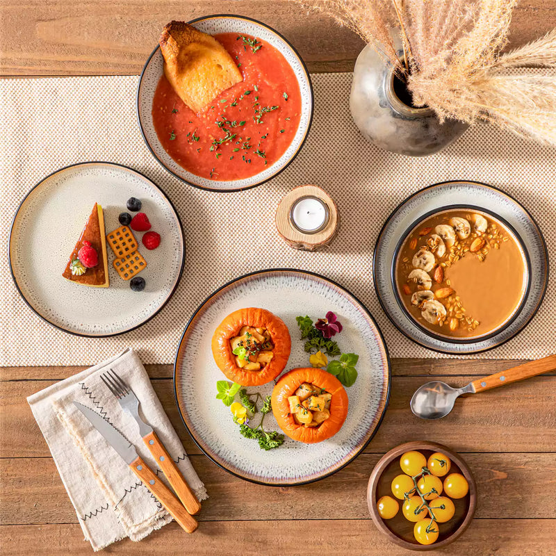 Amber 16 Piece Dinnerware Set - Image 61