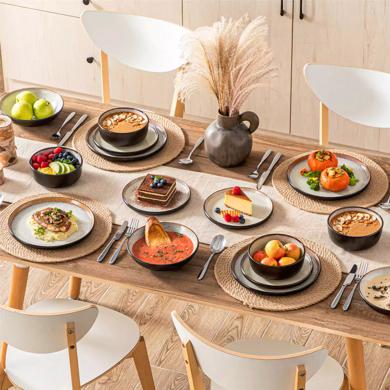 Amber 16 Piece Dinnerware Set - Image 66