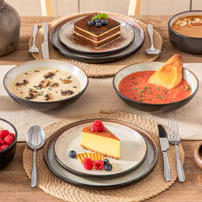 Amber 16 Piece Dinnerware Set - Image 62