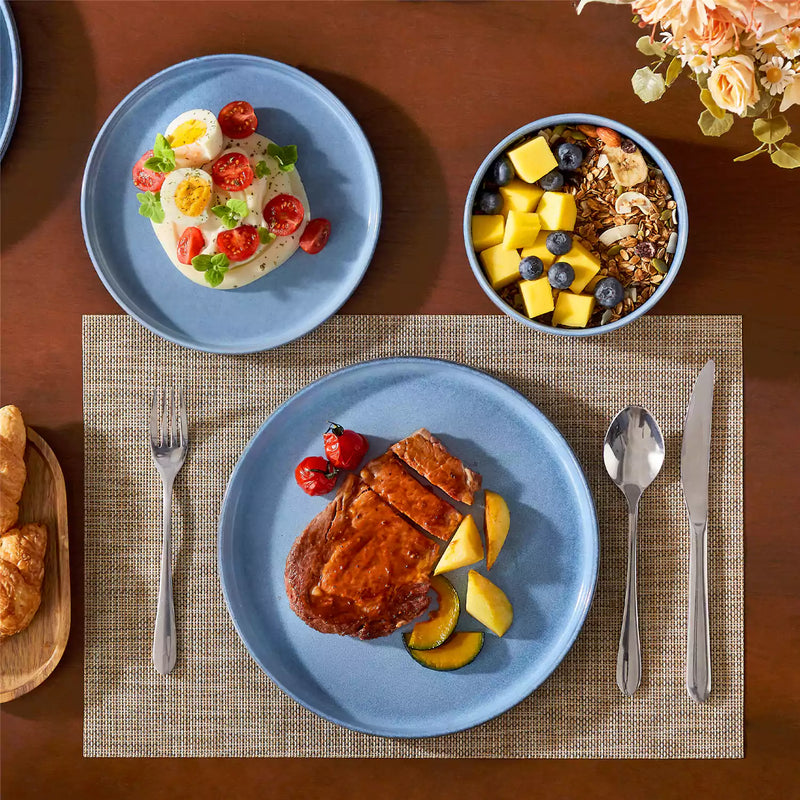 Anya Straight-Edge 12 Piece Dinnerware Set - Image 3