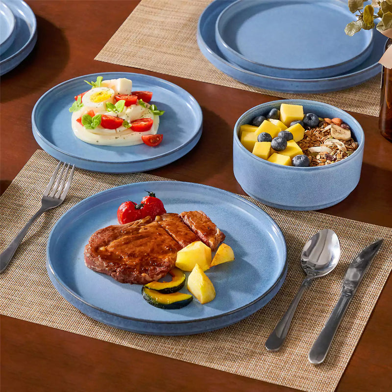 Anya Straight-Edge 12 Piece Dinnerware Set - Image 2