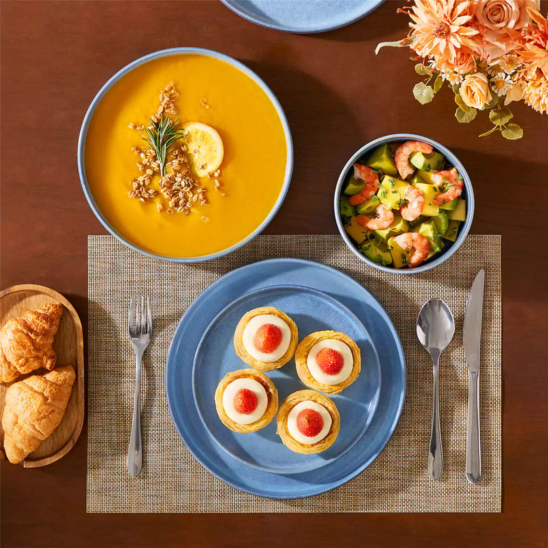 Anya Straight-Edge 16 Piece Dinnerware Set - Image 3