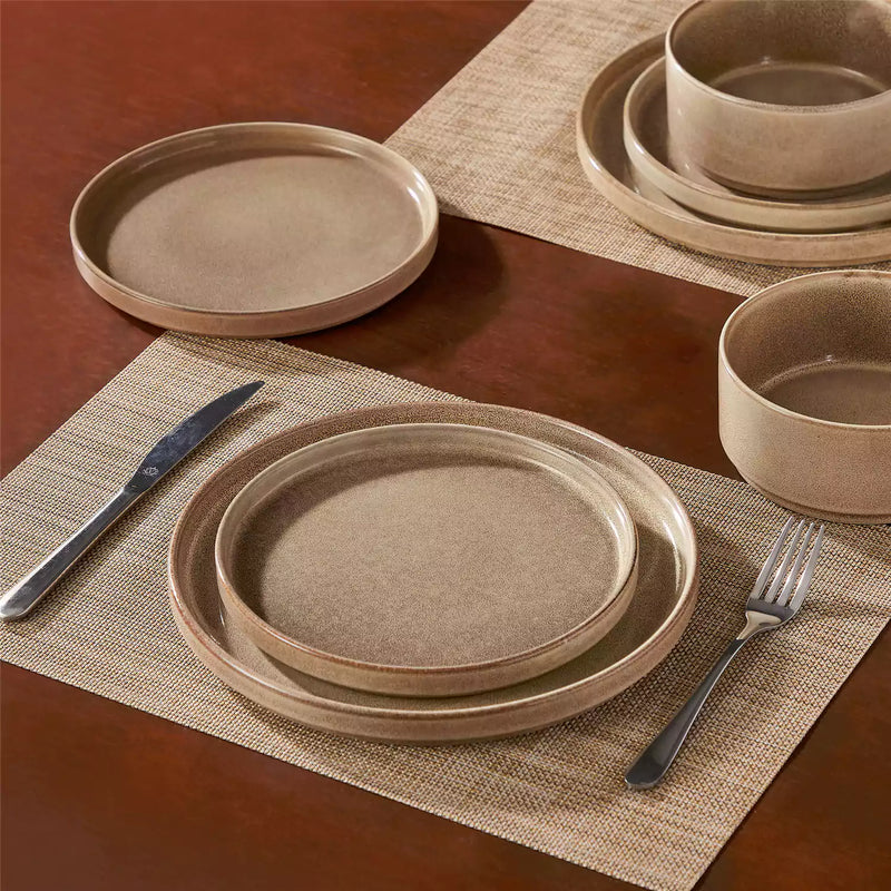 Anya Straight-Edge 12 Piece Dinnerware Set - Image 12
