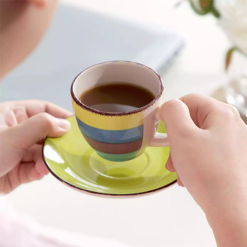 Arco Cups and Saucers Set of 6 - Image 7