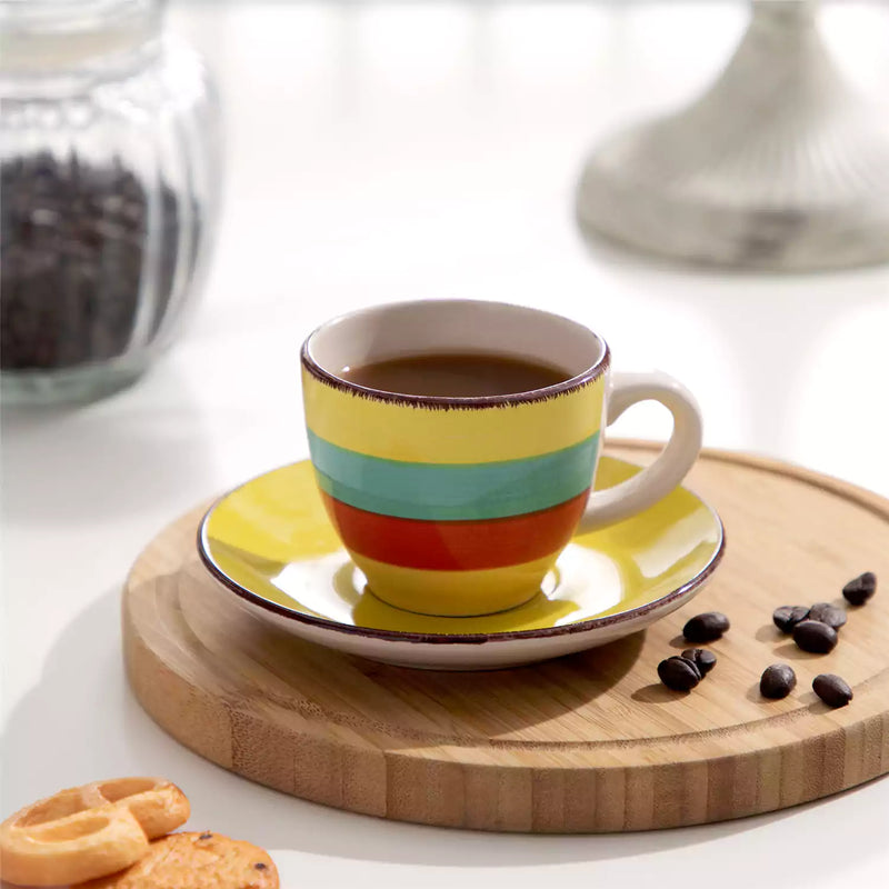 Arco Cups and Saucers Set of 6 - Image 4