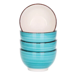 Bella Turquoise Cereal Bowl Set of 4