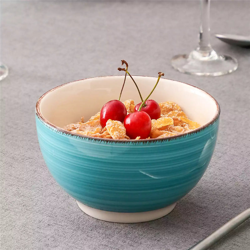 Bella Turquoise Cereal Bowl Set of 4 - Image 2