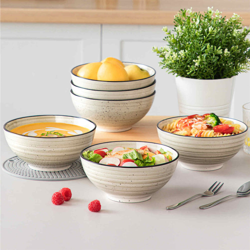 Bonbon Large Cereal Bowls Set of 6 - Image 2