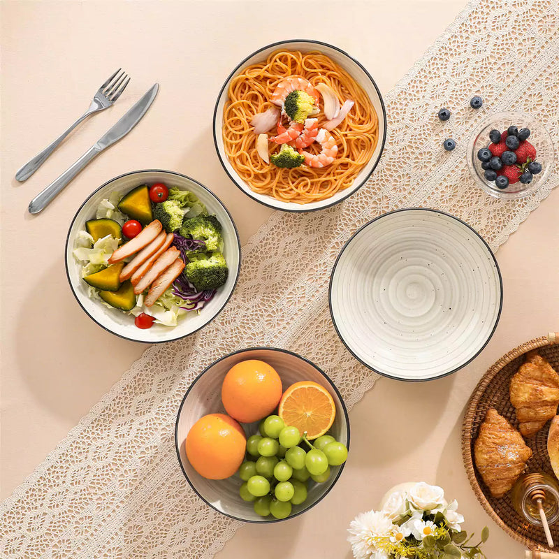 Bonbon Double Sided Pasta Bowls Set of 4 - Image 3