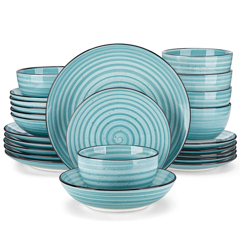 Bonbon Double-Sided 24 Piece Dinnerware Set - Image 9