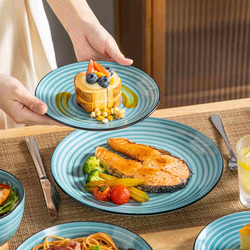 Bonbon Double-Sided 24 Piece Dinnerware Set - Image 12