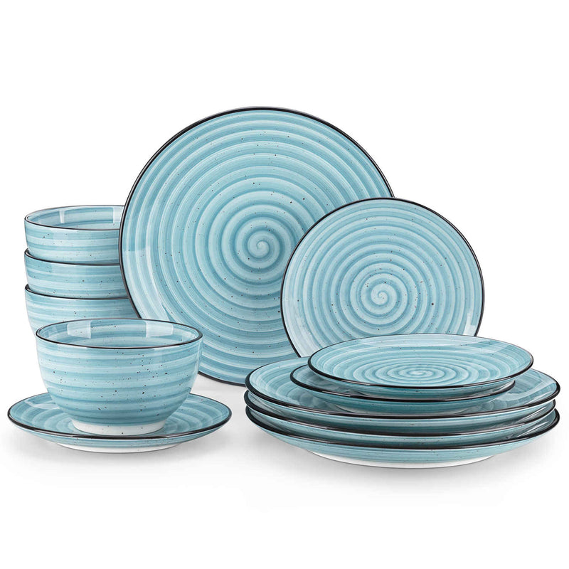 Bonbon Double-Sided 12 Piece Dinnerware Set - Image 8