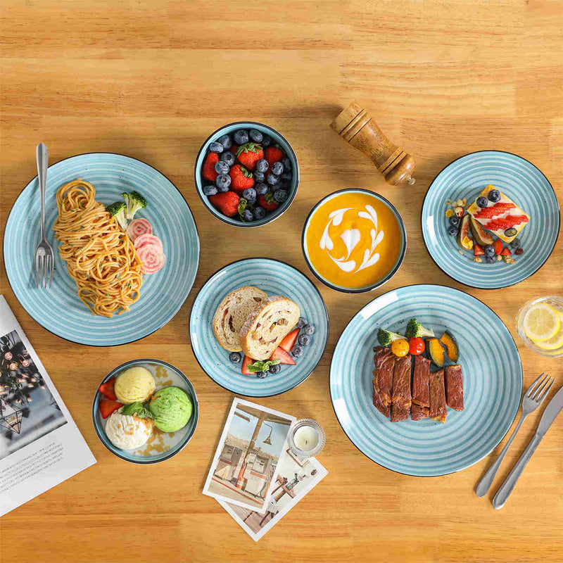 Bonbon Double-Sided 12 Piece Dinnerware Set - Image 13