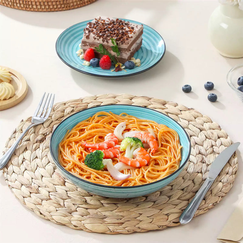 Bonbon Double Sided Pasta Bowls Set of 4 - Image 13