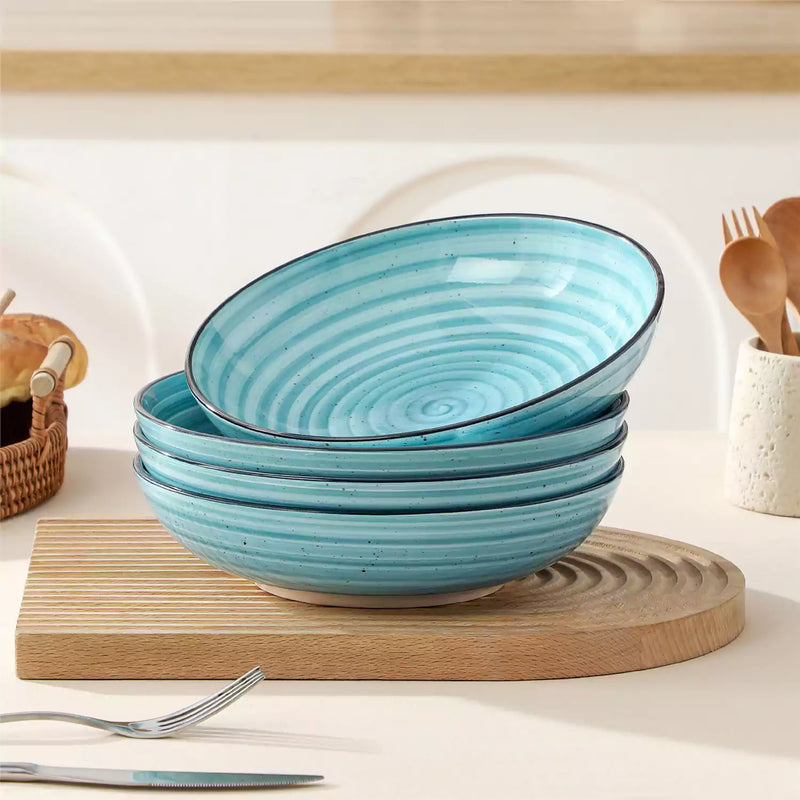 Bonbon Double Sided Pasta Bowls Set of 4 - Image 15