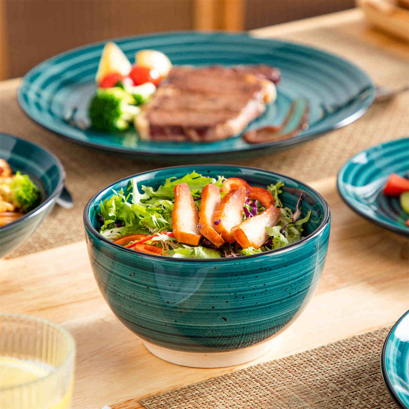 Bonbon Double-Sided 24 Piece Dinnerware Set - Image 19