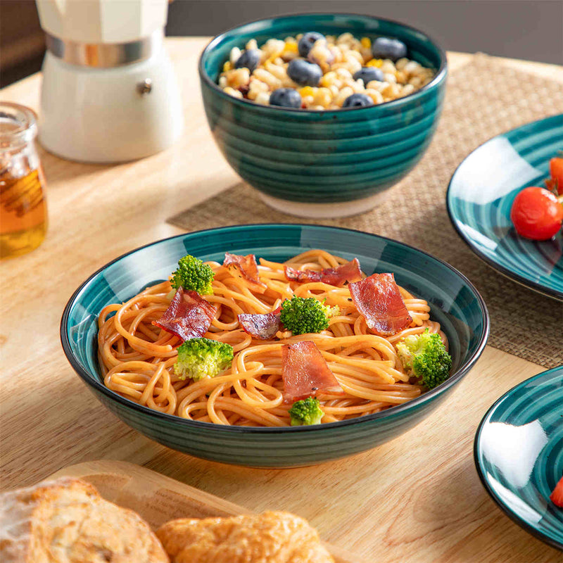 Bonbon Double-Sided 24 Piece Dinnerware Set - Image 22