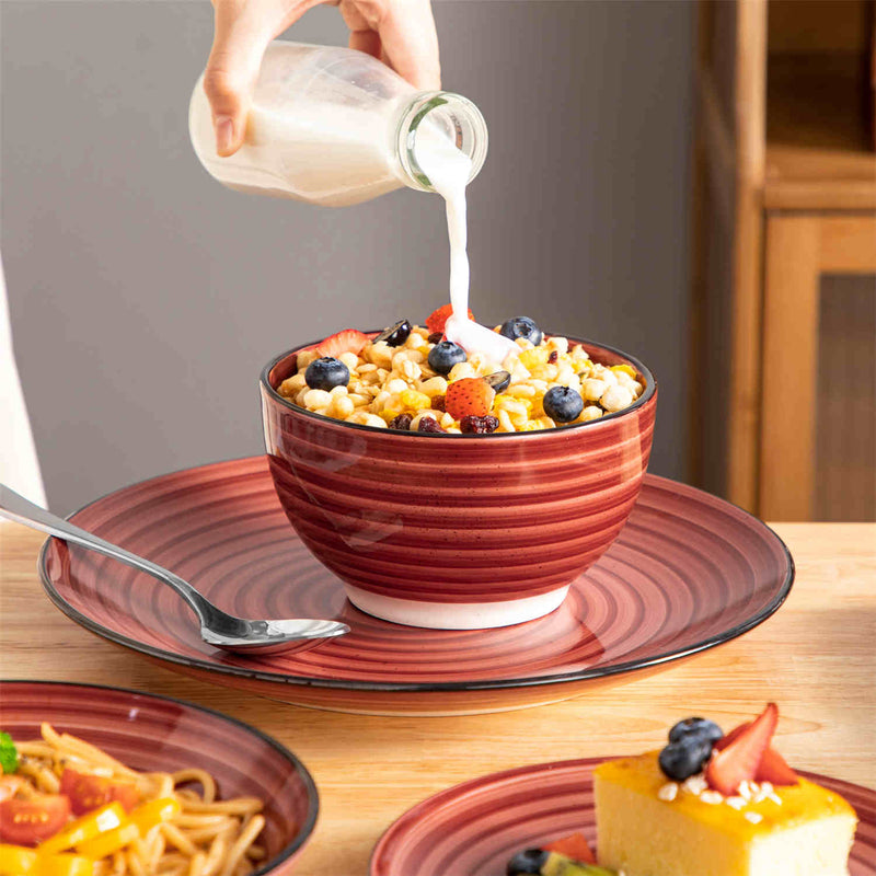 Bonbon Double-Sided 24 Piece Dinnerware Set - Image 32