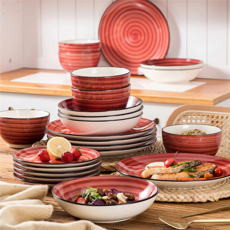 Bonbon 24 Piece Dinnerware Set - Image 24
